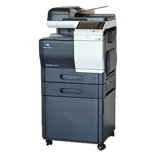 Konica Minolta bizhub C3351 mit PF-P13 und Unterschrank...