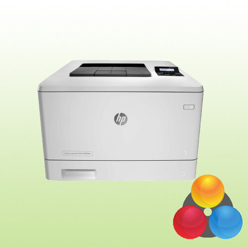 HP Color LaserJet Pro M452dn, generalüberholter Farblaserdrucker 1.382 Blatt gedruckt Toner G NEU
